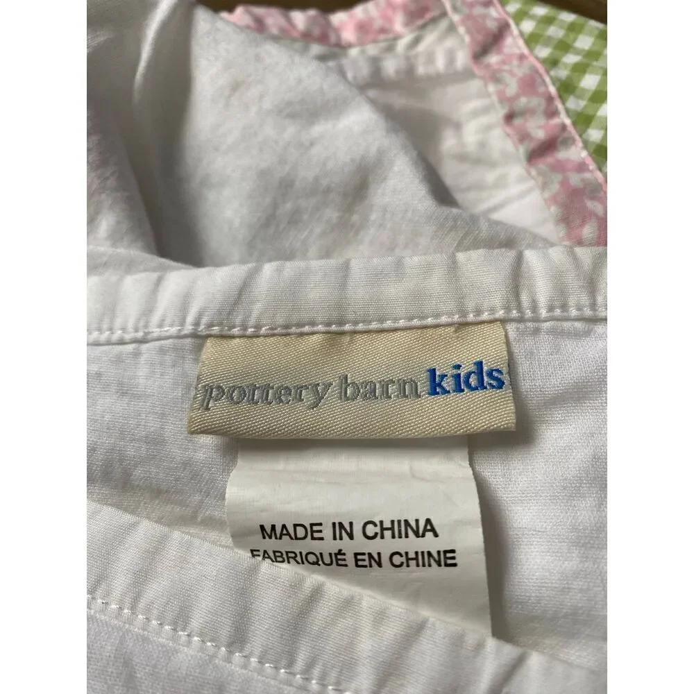 Pottery Barn Pleated Nature Crib Skirt